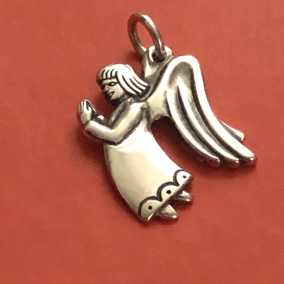 James Avery Retired Praying Angel Charm Pendant - Picture 3 of 6